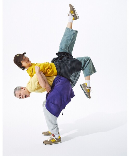 EXCLUSIVE】New Balance / フレンチテリー ショートスリーブ