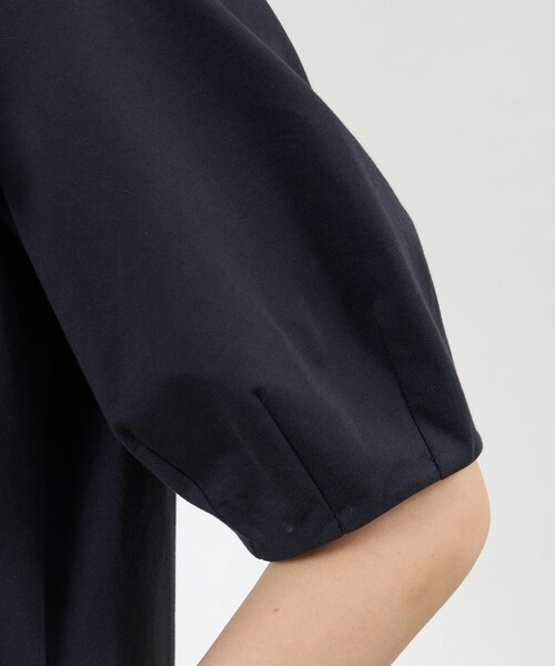 amaca（アマカ）の「【Blousey】 ブラウジーワンピ―ス（ワンピース・レディース・イエロー系その他3/ダークネイビー・38/40）」の8枚目の写真