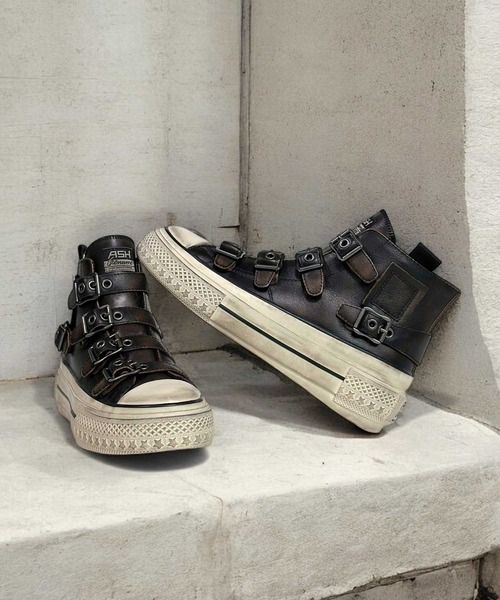 セール】ASH/アッシュ【RAINBOW】厚底ビンテージハイカットスニーカー