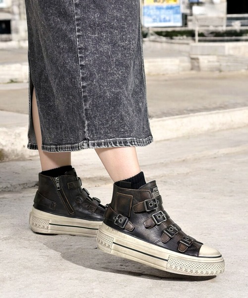 セール】ASH/アッシュ【RAINBOW】厚底ビンテージハイカットスニーカー