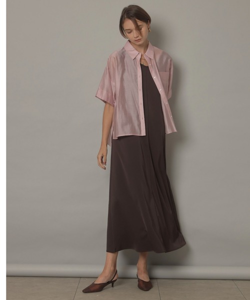 CADUNE(カデュネ)の「半袖シャツ(シャツ/ブラウス・レディース・ピンク・38/36)」の6枚目の写真