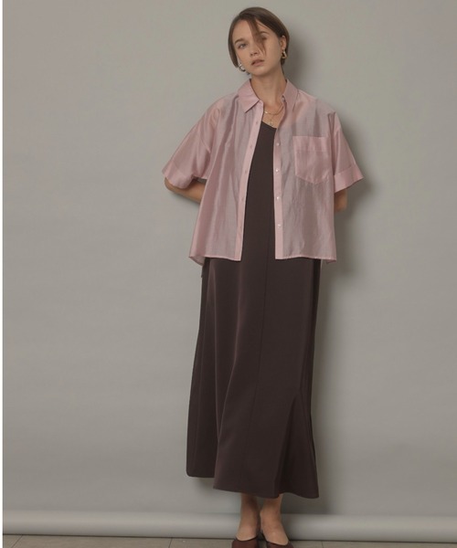 CADUNE(カデュネ)の「半袖シャツ(シャツ/ブラウス・レディース・ピンク・38/36)」の7枚目の写真