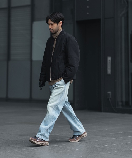 ATTACHMENT（アタッチメント）の「【 直営店・ZOZOTOWN限定 】11OZ デニム ベルテッド ワイドテーパードトラウザーズ / 11OZ DENIM BELTED WIDE TAPERD TROUSERS（デニムパンツ・メンズ・ブラック/ライトインディゴブルー・1/3/2）」の22枚目の写真