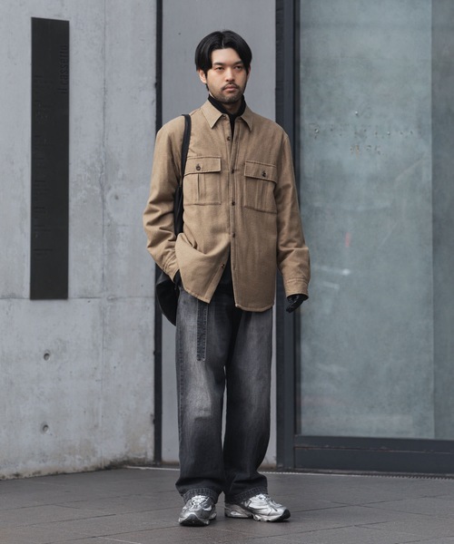直営店・ZOZOTOWN限定 】11OZ デニム ベルテッド ワイドテーパード
