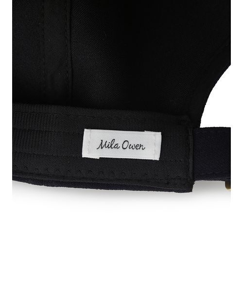 Mila Owen（ミラオーウェン）の「ポイントロゴ刺繍キャップ（キャップ・レディース・ネイビー/ブラウン/ブラック・F）」の12枚目の写真