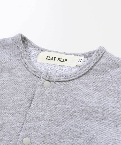 SLAP SLIP BABY（スラップスリップベビー）の「ドラゴン刺しゅうロンパース+お顔スタイ2点セットベビー(60~80cm)（ロンパース・キッズ・グリーン/グレー・70cm/80ｃｍ/60cm）」の9枚目の写真