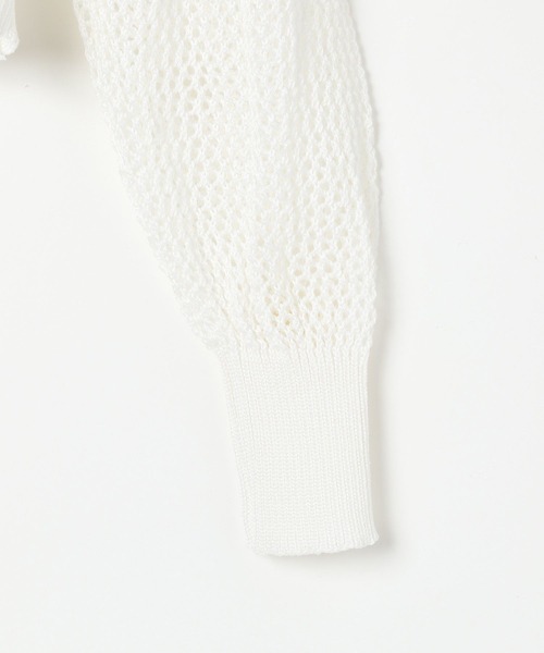 3.3 Field Trip (3.3フィールドトリップ)の「【モニタリング TWICE ジヒョ着用】3.3 Field Trip/メッシュフード付きZIP(パーカー・レディース・ホワイト/ブラック・FREE)」の18枚目の写真