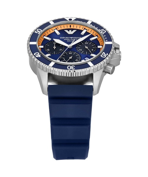 EMPORIO ARMANI（エンポリオアルマーニ）の「エンポリオ・アルマーニ 腕時計 メンズ アナログ シリコン AR11696（アナログ腕時計・メンズ・ブルー・FREE）」の6枚目の写真