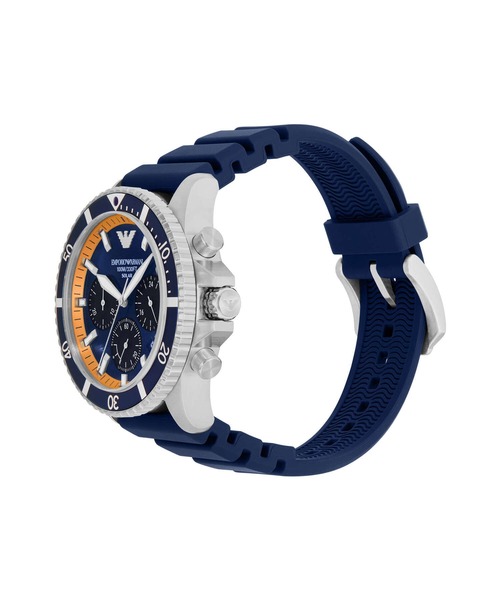 EMPORIO ARMANI（エンポリオアルマーニ）の「エンポリオ・アルマーニ 腕時計 メンズ アナログ シリコン AR11696（アナログ腕時計・メンズ・ブルー・FREE）」の5枚目の写真