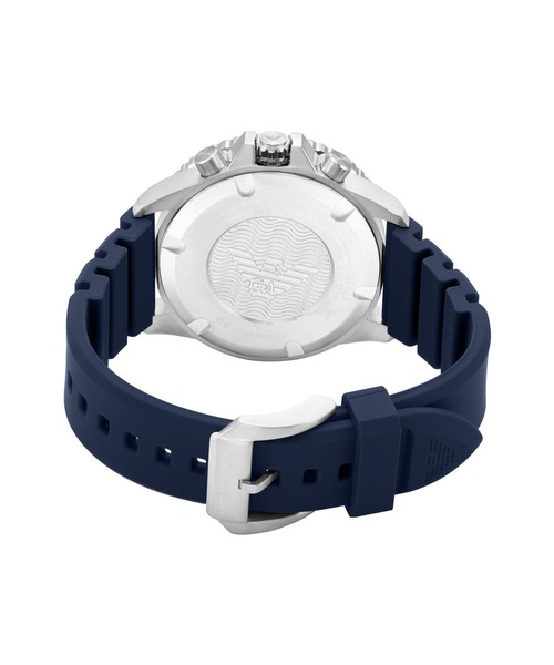 EMPORIO ARMANI（エンポリオアルマーニ）の「エンポリオ・アルマーニ 腕時計 メンズ アナログ シリコン AR11696（アナログ腕時計・メンズ・ブルー・FREE）」の2枚目の写真