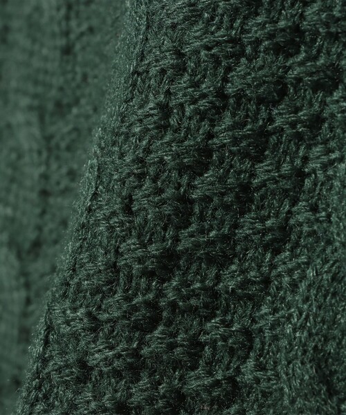 BEAMS mini（ビームスミニ）の「ケーブルニット プルオーバー 2025FW（90～150cm）（ニット/セーター・キッズ・グリーン系その他5/ホワイト系その他5/ネイビー/オレンジ系その他6・150/140/130/120/110/100/90）」の14枚目の写真