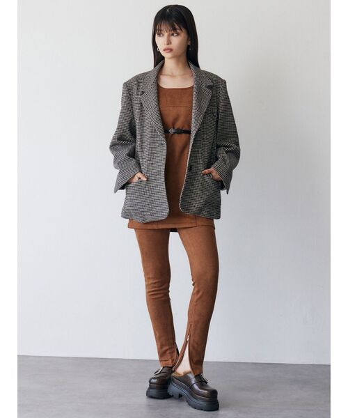 MURUA（ムルーア）の「【セットアップ対応】フェイクスウェードパンツ（その他パンツ・レディース・キャメル・1/2）」の17枚目の写真