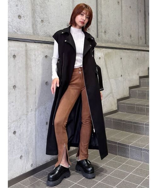 MURUA（ムルーア）の「【セットアップ対応】フェイクスウェードパンツ（その他パンツ・レディース・キャメル・1/2）」の21枚目の写真