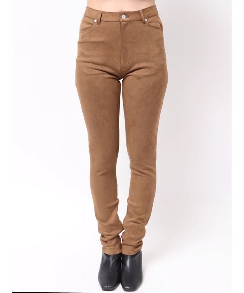 MURUA（ムルーア）の「【セットアップ対応】フェイクスウェードパンツ（その他パンツ・レディース・キャメル・1/2）」の22枚目の写真