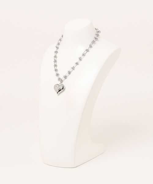 LOWRYS FARM（ローリーズファーム）の「ステンレスハートトップネックレス  588505（ネックレス・レディース・その他2/その他1・FREE）」の7枚目の写真