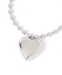 LOWRYS FARM | ステンレスハートトップネックレス  588505(ネックレス)