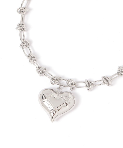 LOWRYS FARM（ローリーズファーム）の「ステンレスハートトップネックレス  588505（ネックレス・レディース・その他2/その他1・FREE）」の2枚目の写真