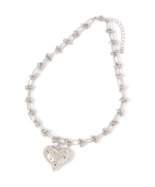 LOWRYS FARM（ローリーズファーム）の「ステンレスハートトップネックレス  588505（ネックレス・レディース・その他2/その他1・FREE）」の5枚目の写真