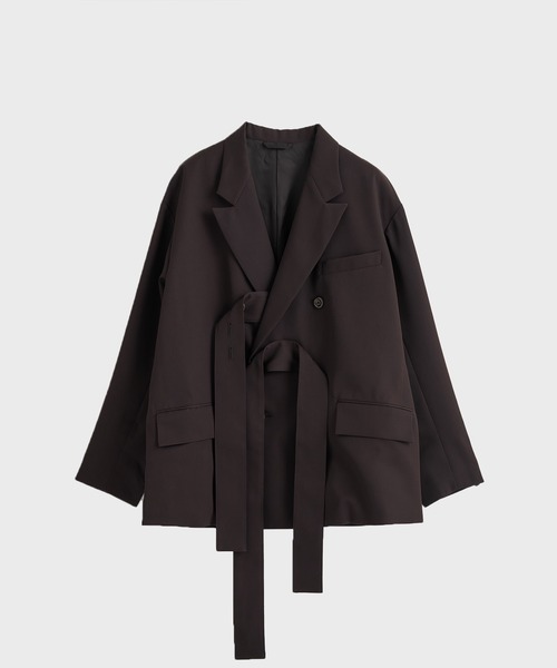 UJOH HOMME / ウジョーオム】6BW Belt JKT（テーラードジャケット