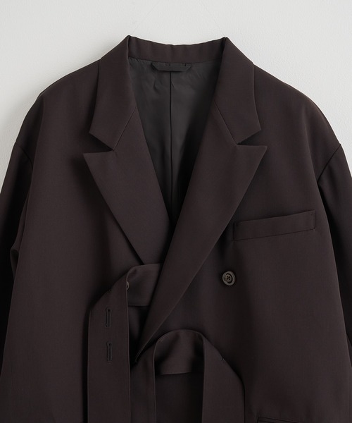 UJOH HOMME / ウジョーオム】6BW Belt JKT（テーラードジャケット
