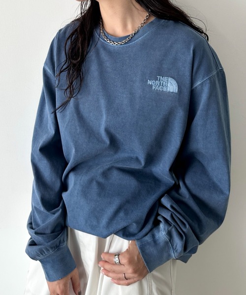 新品】国内未発売 ノースフェイス ヴィンテージ加工スウェット グレー