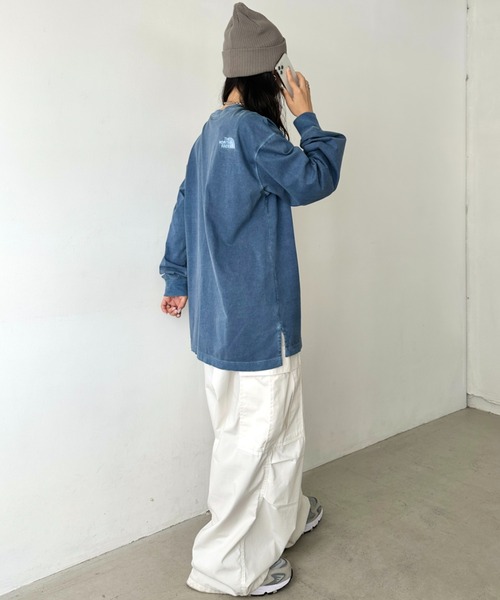 【新品】国内未発売 ノースフェイス ヴィンテージ加工スウェット グレー Ｌ THE NORTH FACE（ザノースフェイス）の「国内未発売 THE NORTH