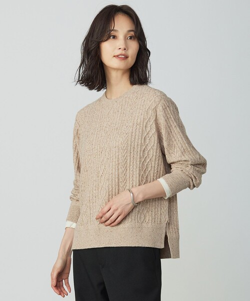 セール】NEP クルーネック ケーブルニット（ニット/セーター）｜J