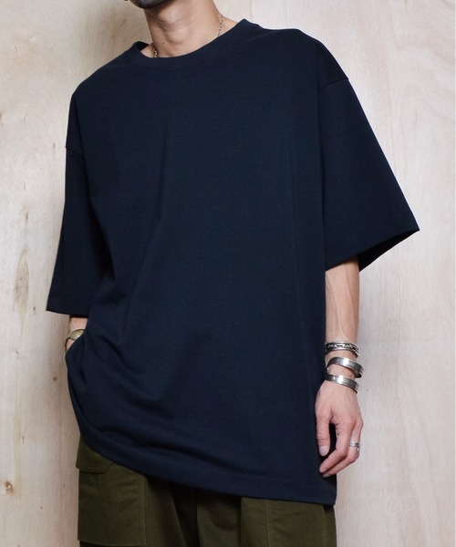 Sunny Smith(サニースミス)の「【SUNNY SMITH】無地ボディプレーティング天竺Tシャツ(CP)(Tシャツ/カットソー・メンズ・チャコール/オフホワイト/アッシュグレー・SMALL/MEDIUM/LARGE)」の3枚目の写真