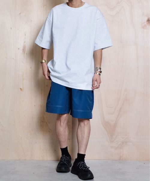 Sunny Smith(サニースミス)の「【SUNNY SMITH】無地ボディプレーティング天竺Tシャツ(CP)(Tシャツ/カットソー・メンズ・チャコール/オフホワイト/アッシュグレー・SMALL/MEDIUM/LARGE)」の15枚目の写真