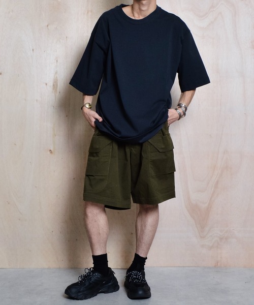 Sunny Smith(サニースミス)の「【SUNNY SMITH】無地ボディプレーティング天竺Tシャツ(CP)(Tシャツ/カットソー・メンズ・チャコール/オフホワイト/アッシュグレー・SMALL/MEDIUM/LARGE)」の11枚目の写真