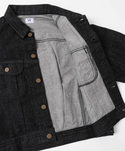 URBAN RESEARCH ROSSO WOMEN（アーバンリサーチ　ロッソ）の「『別注』Lee101 ×ROSSO　 SHORT JACKET（デニムジャケット・レディース・ブラック・SHORT）」の9枚目の写真