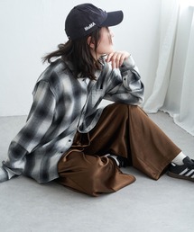 VENCEEXCHANGE | オンブレルネルチェックシャツ(シャツ/ブラウス)