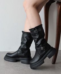 BLUEEAST | サイドベルトミドルブーツ(ブーツ)