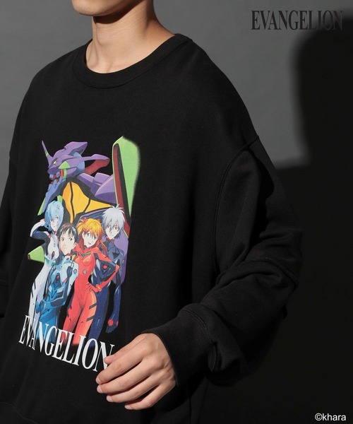【必見！未使用！】エヴァンゲリオン　コラボ　スウェット　ブラック　廃版商品 EVA×graniph 】スウェット/L.C.L.(ヱヴァンゲリヲン新劇場版)(M
