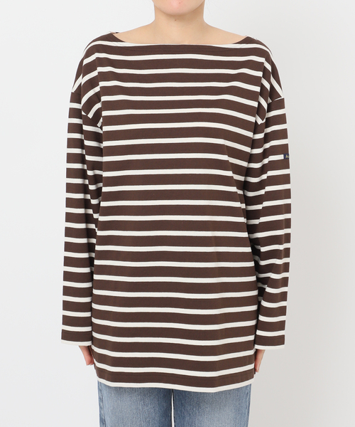 セール】【洗える】Le Minor/ルミノア ボーダープルオーバー（Tシャツ