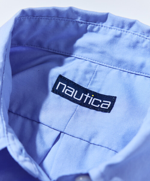 FREAK'S STORE（フリークスストア）の「NAUTICA/ノーティカ ヴィンテージライク ブロードシャツ/チェックシャツ/ストライプシャツ（シャツ/ブラウス・レディース・グリーン/ブルー/その他13・ﾌﾘ-）」の9枚目の写真