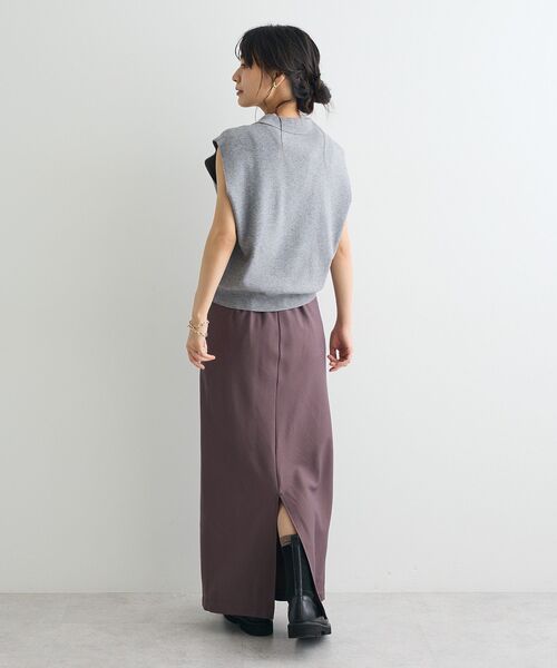 CRAFT STANDARD BOUTIQUE(クラフトスタンダードブティック)の「衿付きジップベスト(ベスト・レディース・杢グレー/ブラウン/クリーム・FREE)」の14枚目の写真