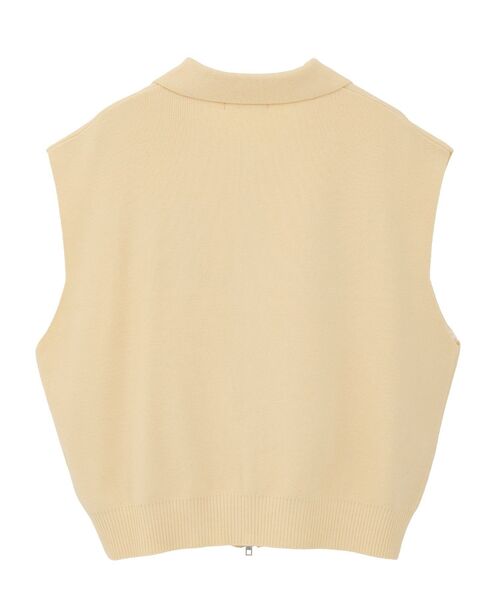 CRAFT STANDARD BOUTIQUE(クラフトスタンダードブティック)の「衿付きジップベスト(ベスト・レディース・杢グレー/ブラウン/クリーム・FREE)」の20枚目の写真