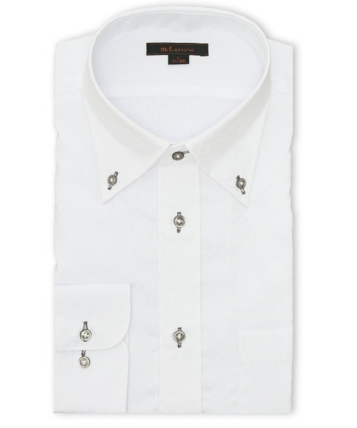 セール】【形態安定 吸水速乾】m.f.エディトリアル メンズ ボタン