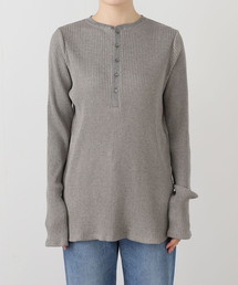 JOURNAL STANDARD LUXE（ジャーナルスタンダード　ラックス）の「テレコ ヘンリーネックプルオーバー（Tシャツ/カットソー・レディース）」