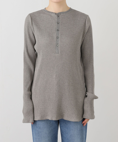 セール】テレコ ヘンリーネックプルオーバー（Tシャツ/カットソー