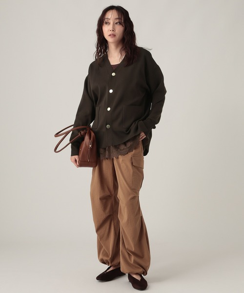 Elura（エルーラ）の「裾レースタンク/605388（タンクトップ・レディース・ブラック/ブラウン/ホワイト・FREE）」の11枚目の写真