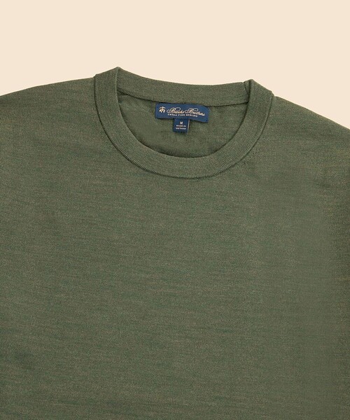 BROOKS BROTHERS(ブルックスブラザーズ)の「メリノウール クルーネックセーター(ニット/セーター・メンズ・ブルー/ダークグリーン・MEDIUM/X-LARGE/LARGE/SMALL)」の3枚目の写真