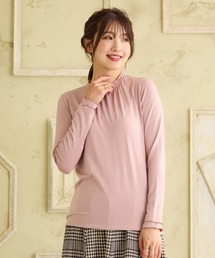 今季　新品　タグつき　ローズティアラ　ドットチュール　カットソー　サイズ　50 追加生産】ドットチュール切替カットソー（51125402A