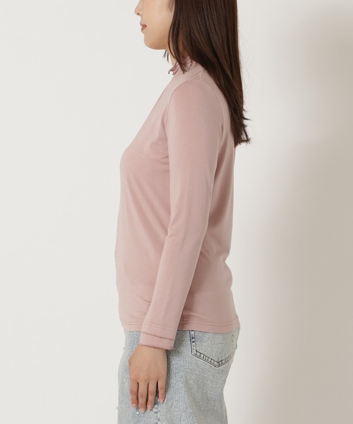 セール】【大人気アイテム】【吸湿発熱】ラグウォームカットソー／無地