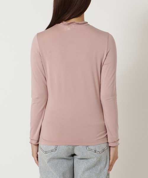 Rose Tiara(ローズティアラ)の「【大人気アイテム】【吸湿発熱】ラグウォームカットソー/無地(Tシャツ/カットソー・レディース・ピンク/グレー/ブラック/レッド/ブラウン/ブルー・46/42/38)」の13枚目の写真