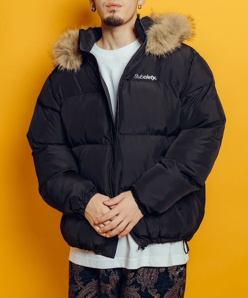 Subciety（サブサエティ）の「Hooded padded jkt（ブルゾン・メンズ・オレンジ/グレー/ブラック/ブラック系その他・MEDIUM/LARGE/X-LARGE/SMALL）」の11枚目の写真