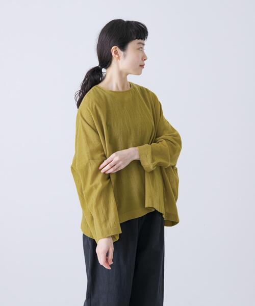 セール】ウールガーゼワイドプルオーバー（シャツ/ブラウス）｜かぐれ