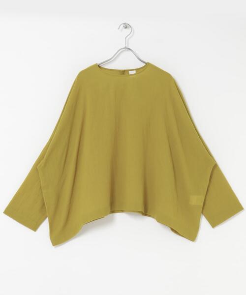 かぐれ（カグレ）の「ウールガーゼワイドプルオーバー（シャツ