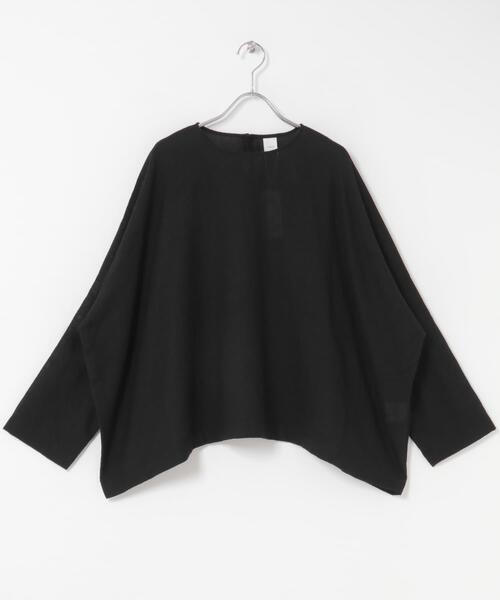 セール】ウールガーゼワイドプルオーバー（シャツ/ブラウス）｜かぐれ